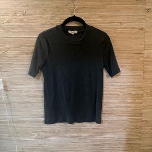 Madewell grey crew neck T-shirt top tee short sleeve